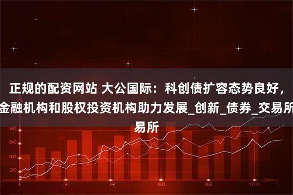 正规的配资网站 大公国际：科创债扩容态势良好，金融机构和股权投资机构助力发展_创新_债券_交易所